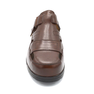 Extra Wide Velcro  Closed Toe Sandal For Hammer Toes