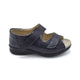 DB Bliss Navy Adjustable Velcro Strap Sandal