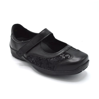 DB Winnipeg - Ladies Wide Fit Stretch Velcro Close Shoe