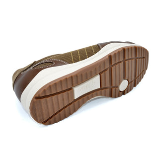Men's Brown Wider Fit Trainer For Orthotics