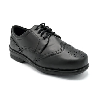 Mens Wide Fit Brogue Lace Up For Oedema
