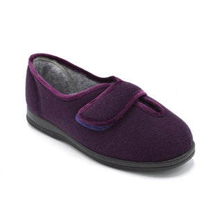 Womens Wide Fit Velrco Slipper For Bunions