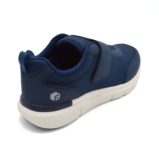 Fitville Extra Wide Diabetic Trainer - Cushioned Insole - Blue -