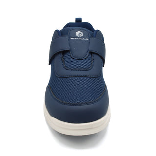 Fitville Extra Wide Diabetic Trainer - Extra Wide Extra Deep Toe Box - Blue -