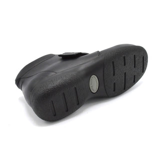 Extra Wide Black Velcro Strap Boot For Bunions