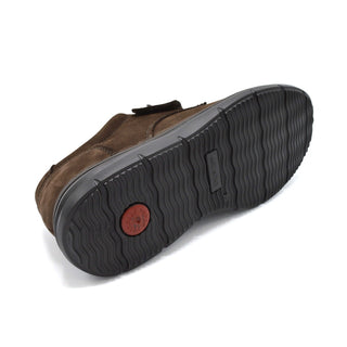 Mens Wide Fit Suede Velcro Strap 4E Width Fitting