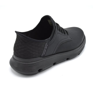Skechers Gervin - Mens/Ladies Wide Fit Slip In Shoe - 4E Fitting - Black