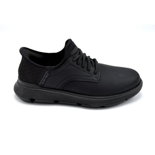 Skechers Gervin - Mens/Ladies Wide Fit Slip In Shoe - 4E Fitting - Black
