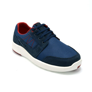 Cosyfeet Vasco - Mens Extra Wide Casual Trainer Blue