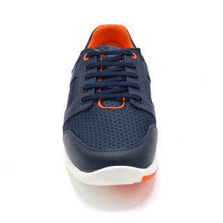 Womens Navy Extra Wide Trainers For Bunions