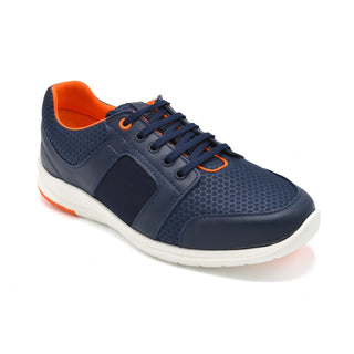 Womens Navy Extra Wide Trainers For Bunions