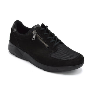 Waldlaufer Funky - Ladies Wide Fit Trainer - 4E Fitting - Black