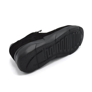Waldlaufer Funky - Ladies Wide Fit Trainer - 4E Fitting - Black