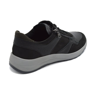 Waldlaufer John - Mens Extra Wide Sporty Lace Up - 4E Fitting - Black