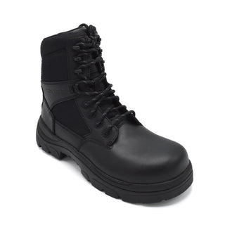 WideLoad 790BZC - Tactical Composite Toe Safety Boot For Motorcycles and Police work - 6E Fit  - Black