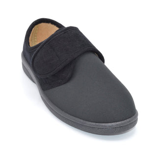Comfylux Extra Wide Fitting Slipper Comfylux Arthur - Men's Extra Wide Fit Slipper Black - 4E Fitting
