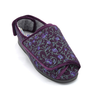 Cosyfeet Ladies Extra Wide Slipper Emma