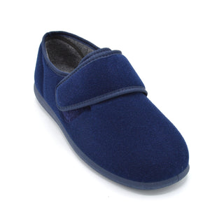 Cosyfeet Richie Mens Extra Wide Slipper Blue