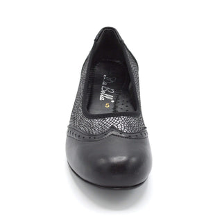 Heeled Wider Fit Court Shoe for Swollen Feet