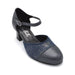 Navy Wide Fitting Court Shoe For Bunions