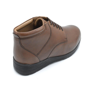 Brown Extra Wide Lace Over Sized Shoes