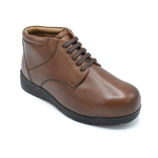 Brown Extra Wide Lace Over Sized Shoes