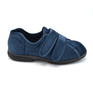DB Mens Navy Extra Wide House Shoe