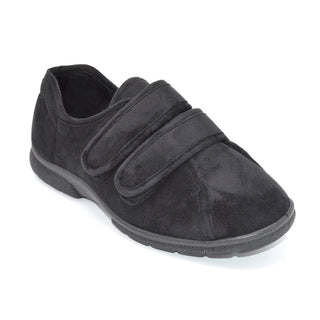 Men's Double Velcro Slippers For Swollen Feet
