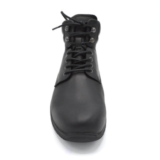 Mens Leather Waterproof Boot For Custom Orthotics