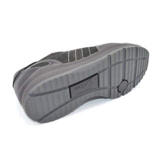 Men's Black Wide Fit Trainer For Swollen Feet