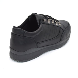 Mens Comfortable Black Trainers For Bunions