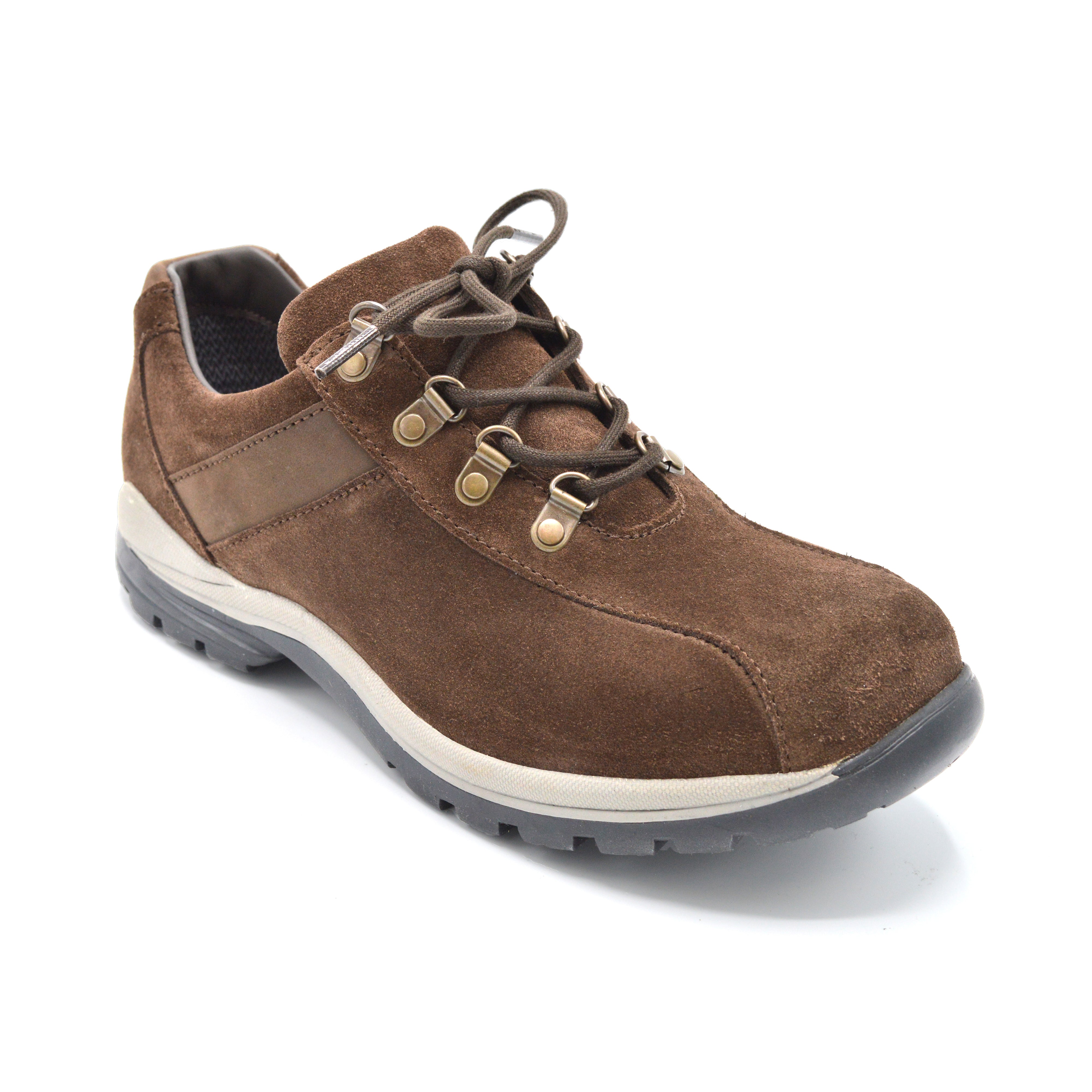 Mens Brown Lace-Up Shoe For Bunions