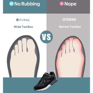 FitVille UK Extra Wide And Deep Toe Box