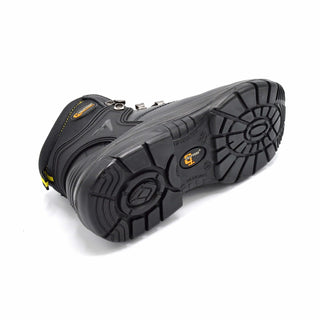 Black Lace-up Safety Boot for Bunions