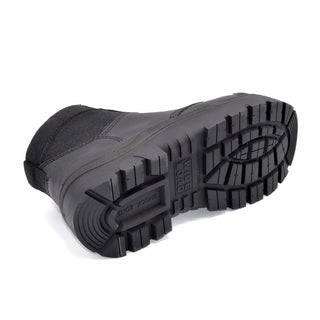 Mens Zipped Black Safety Boots for Bunions