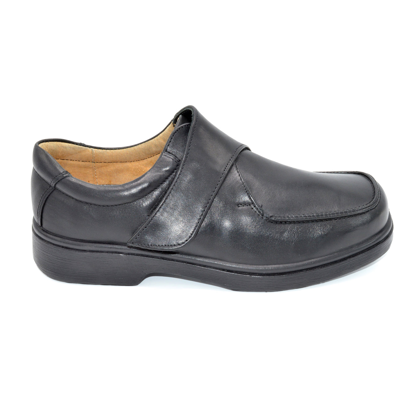 Mens Wide Fit Velcro Fastening Shoes with Velcro Close straps.