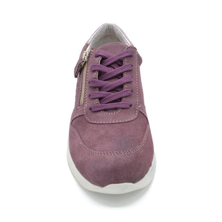Orthopaedic Ladies Wide Fit Trainer in Pink with Deep Toe Box