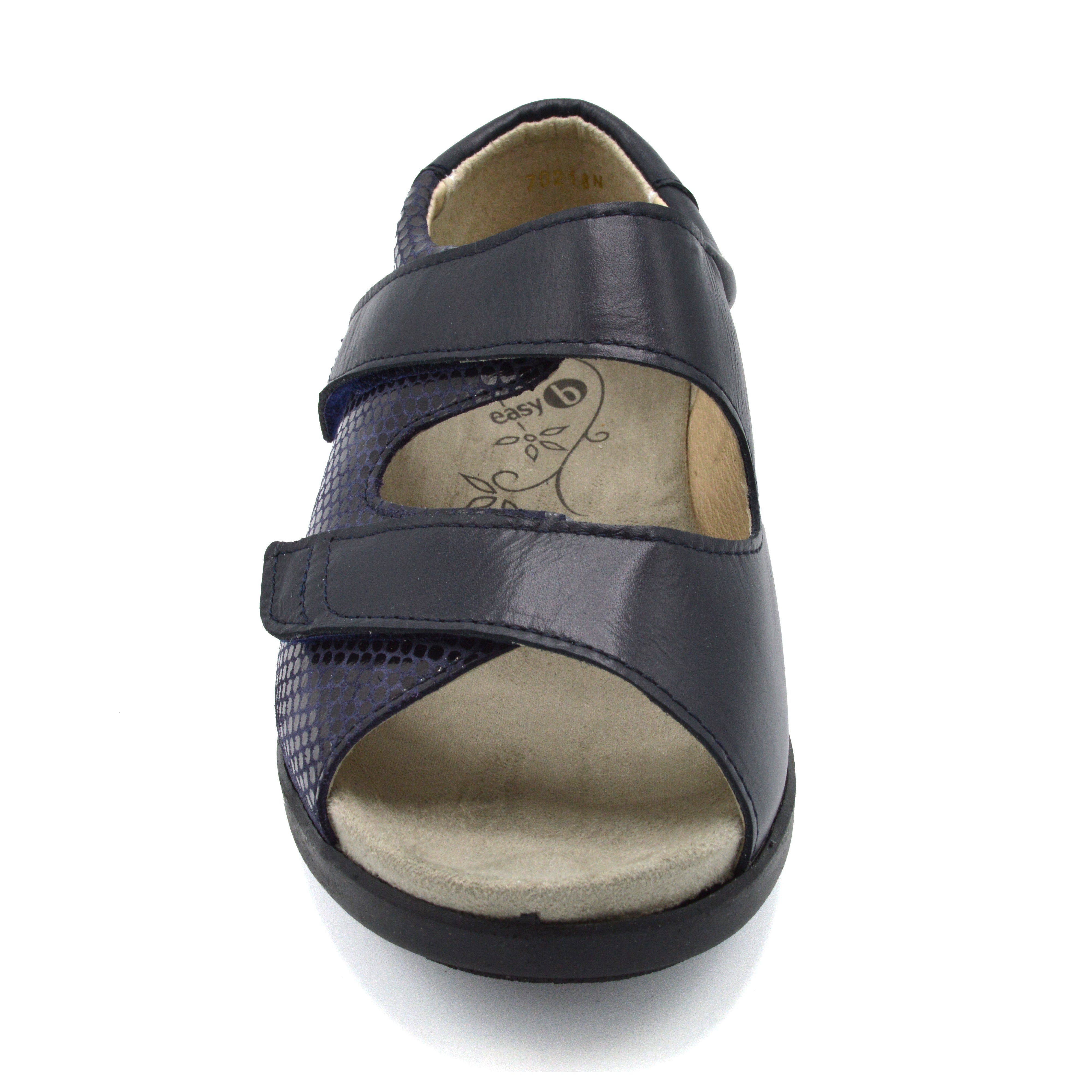 Sandal With Adjustable Velcro Strap For Swollen Feet