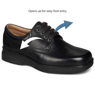 DB Bob - Mens Extra Wide Lace Up - 2V and 6V Width Fitting - Black