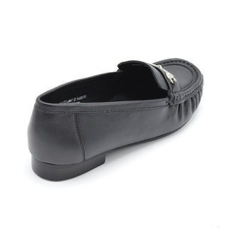 DB Diana - Ladies Wider Fit Slip On - 2V (2E-4E Fitting) - Black