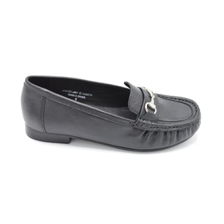 DB Diana - Ladies Wider Fit Slip On - 2V (2E-4E Fitting) - Black