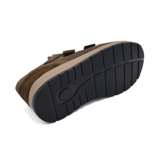 DB Edmund - Mens Extra Wide Trainer-  6V(6E-8E) Fitting - Brown Suede