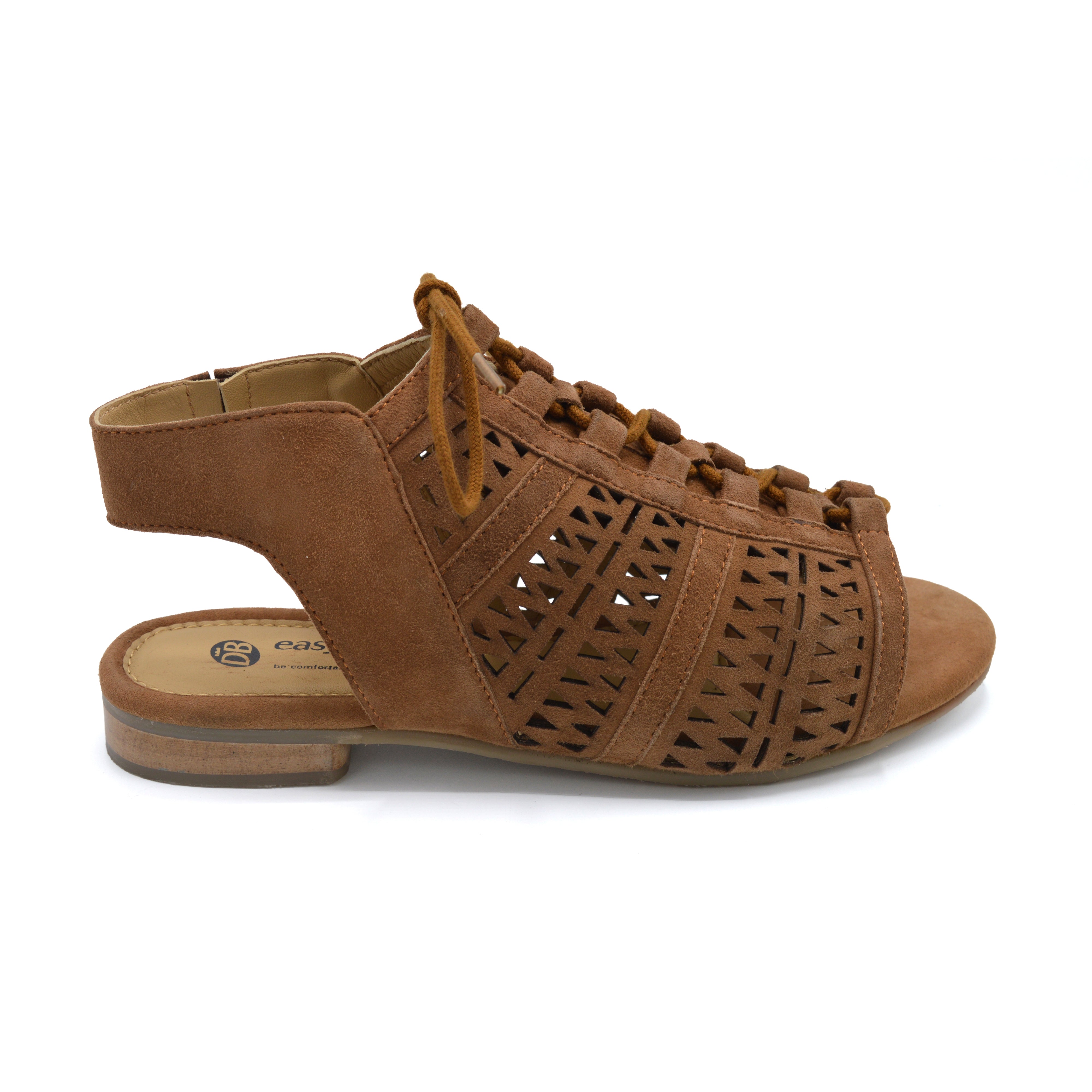DB Kay Brown Wider Fit Laced Sandle
