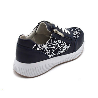 Wide Fitting Casual Zipped Trainer For Bunions