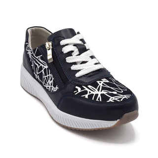 Wide Fitting Casual Zipped Trainer For Bunions