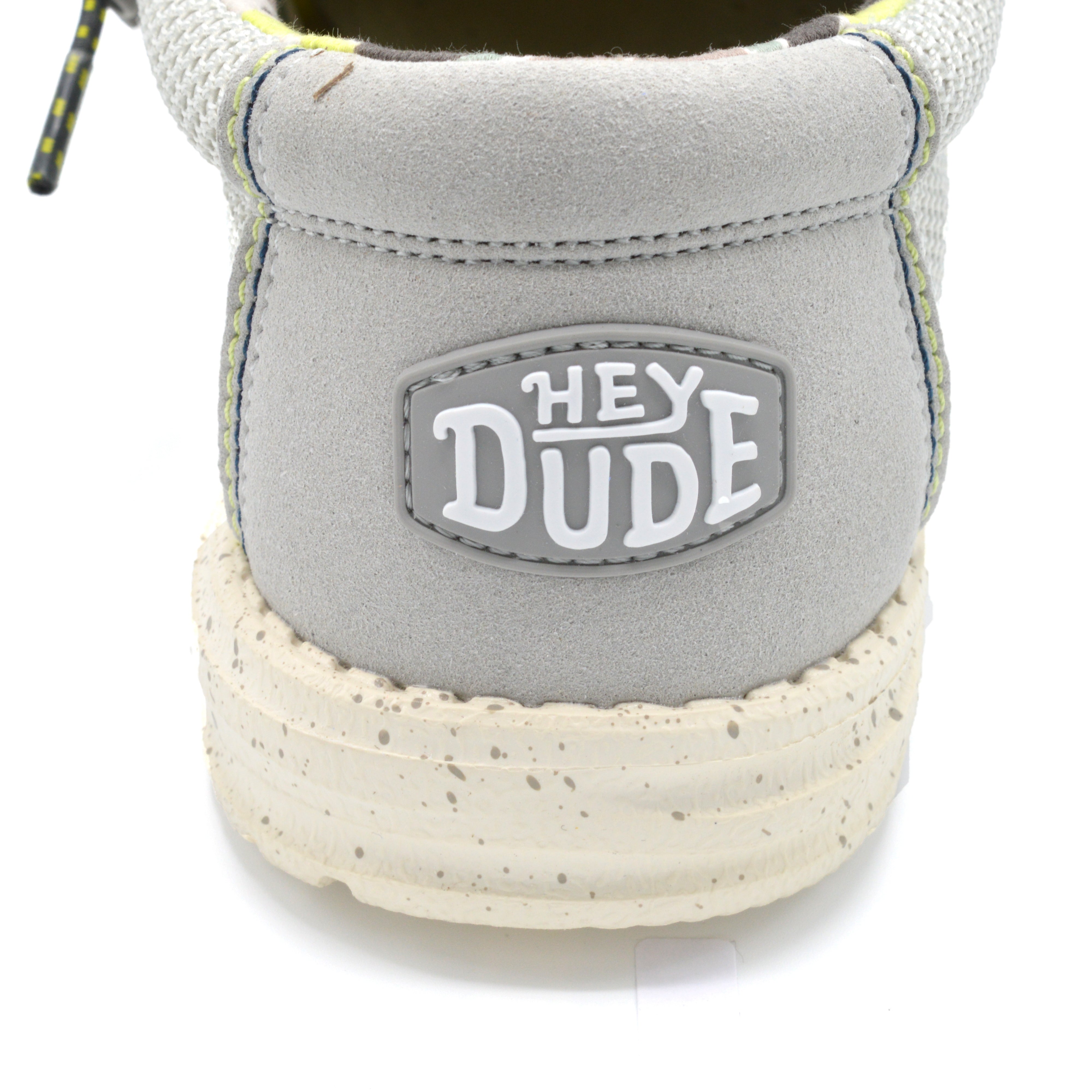 Hey Dude Wallz Sox - Extra Wide Fitting Summer Casual - 2E - Grey