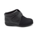 Extra Wide Black Velcro Strap Boot For Bunions