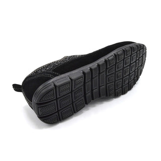 Boulevard Wide Fitting Casual Boulevard Macy L376AS  - Ladies Wide Fit Walking Shoe- 2E Fitting - Black