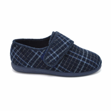 Cosyfeet Reggie Wide Fitting Velcro Slipper