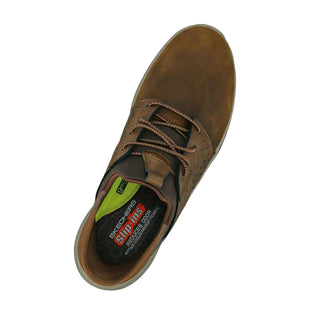 Skechers Slips-In Zachary - Mens Wide Fit Sporty Slip In Shoe - 4E Fitting - Brown